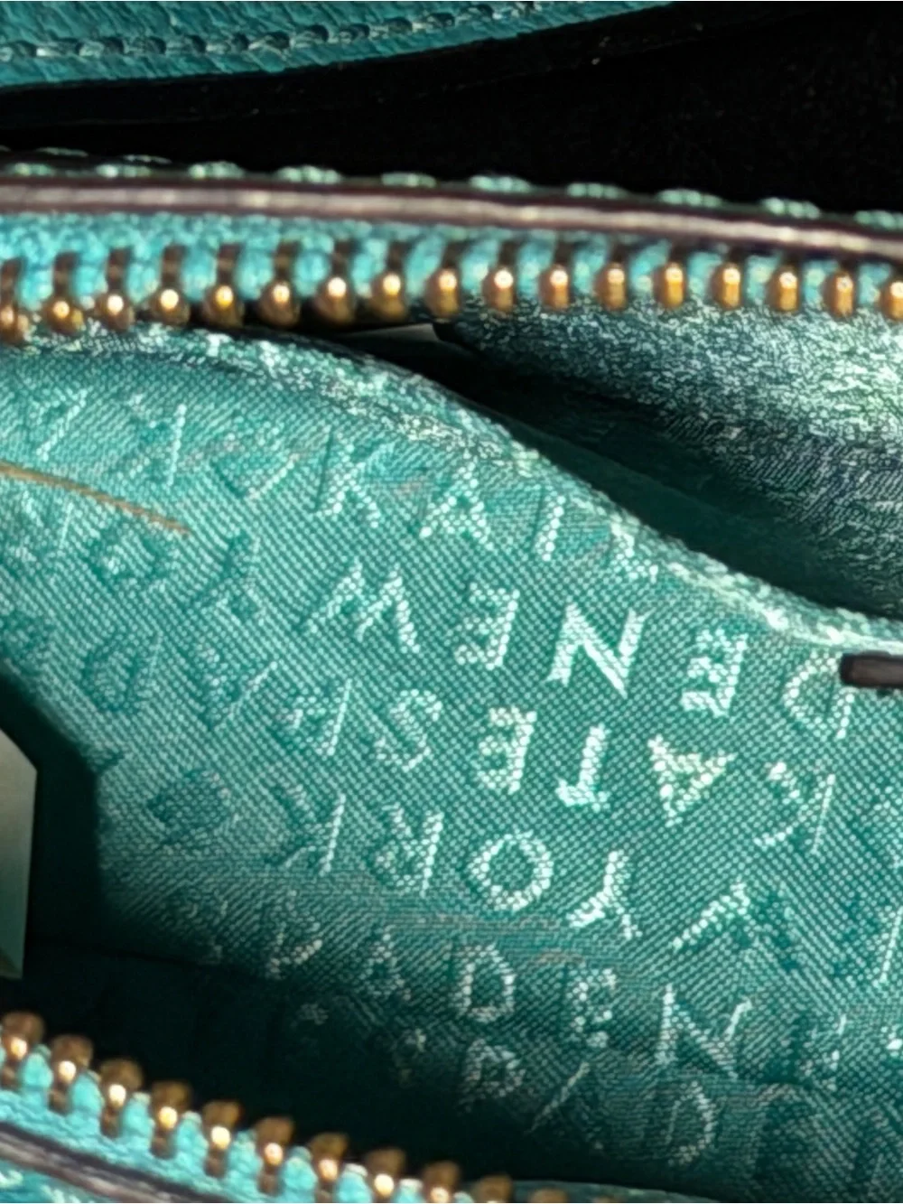 kate spade Turquoise Leather Crossbody Bag